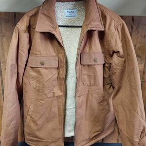 Men's Tan Shirt Jacket
